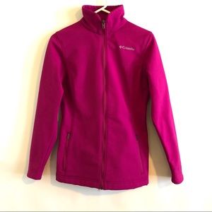 Columbia Softshell Omni-shield Pink Jacket Small